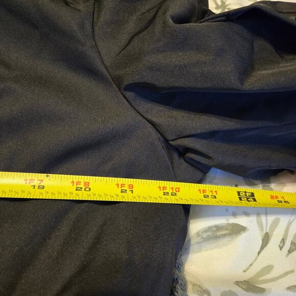 Women's Black Bomber Jacket - Picture 13 of 16